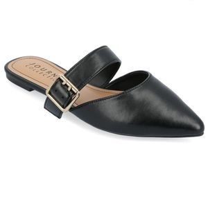 New Journee Collection Womens Shaella Tru Comfort Foam Mules Slip On Pointed Toe